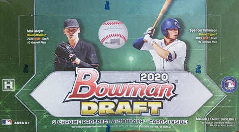 2020 Bowman Draft Baseball - Jumbo Box
