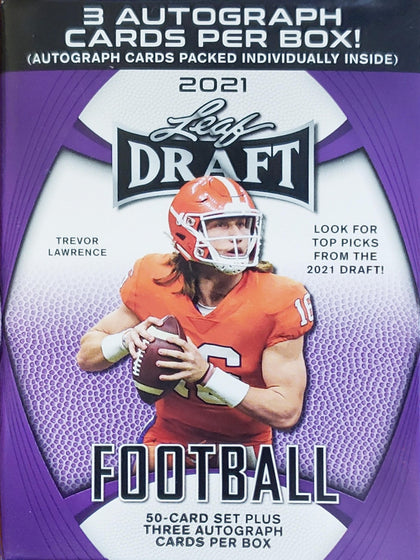 2021 Leaf Draft Football - Hobby Blaster Box