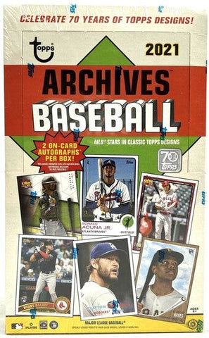 2021 Topps Archives Baseball - Hobby Box